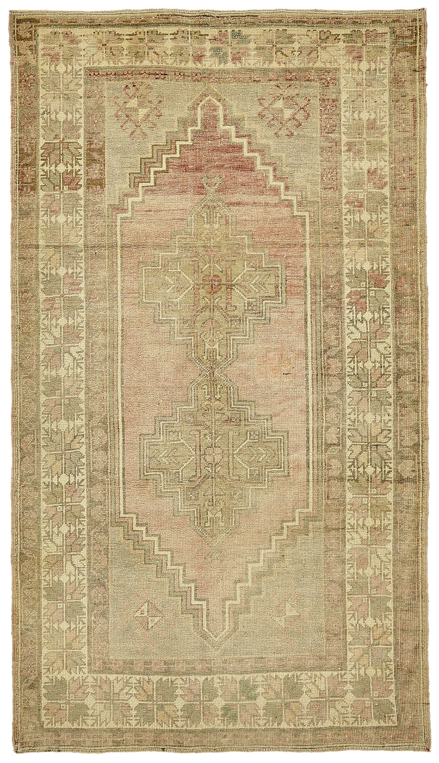 4x7 Beige Small Oriental Rug - 49852