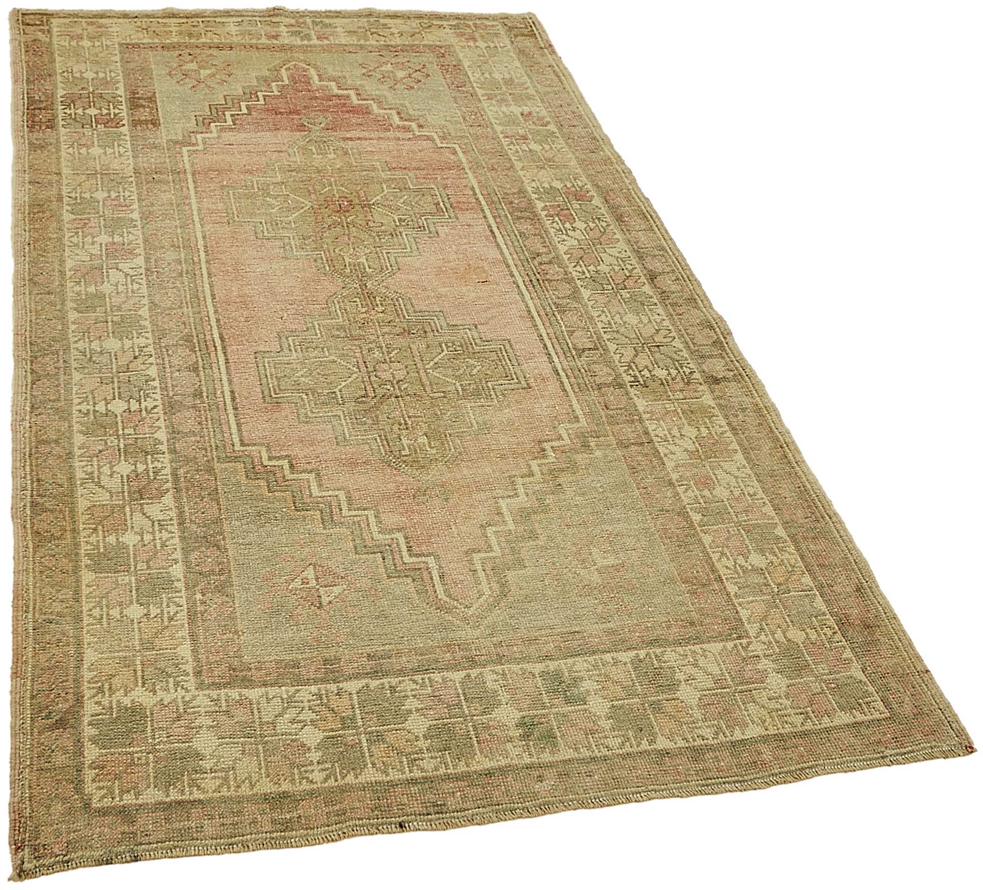 4x7 Beige Small Oriental Rug - 49852