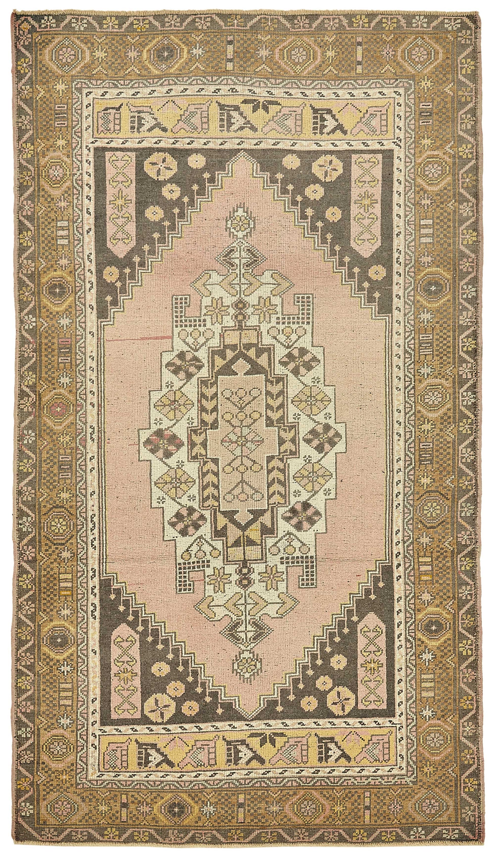 4x7 Beige Small Oriental Rug - 49853