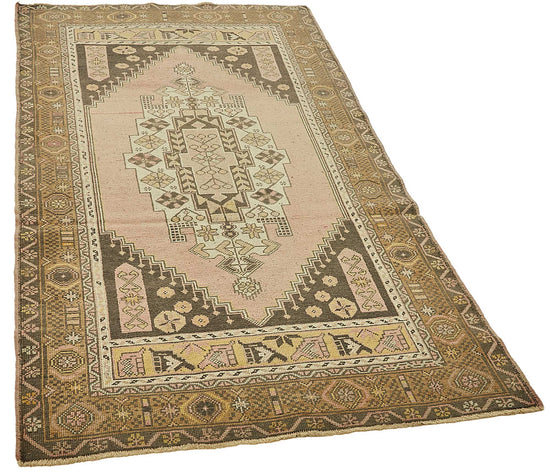 4x7 Beige Small Oriental Rug - 49853