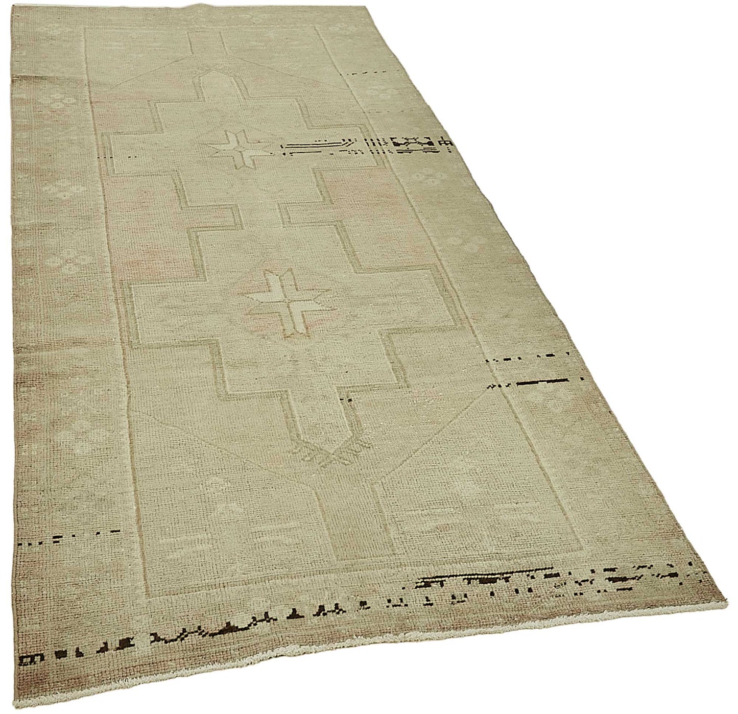 3x8 Beige Small Oriental Rug - 49856