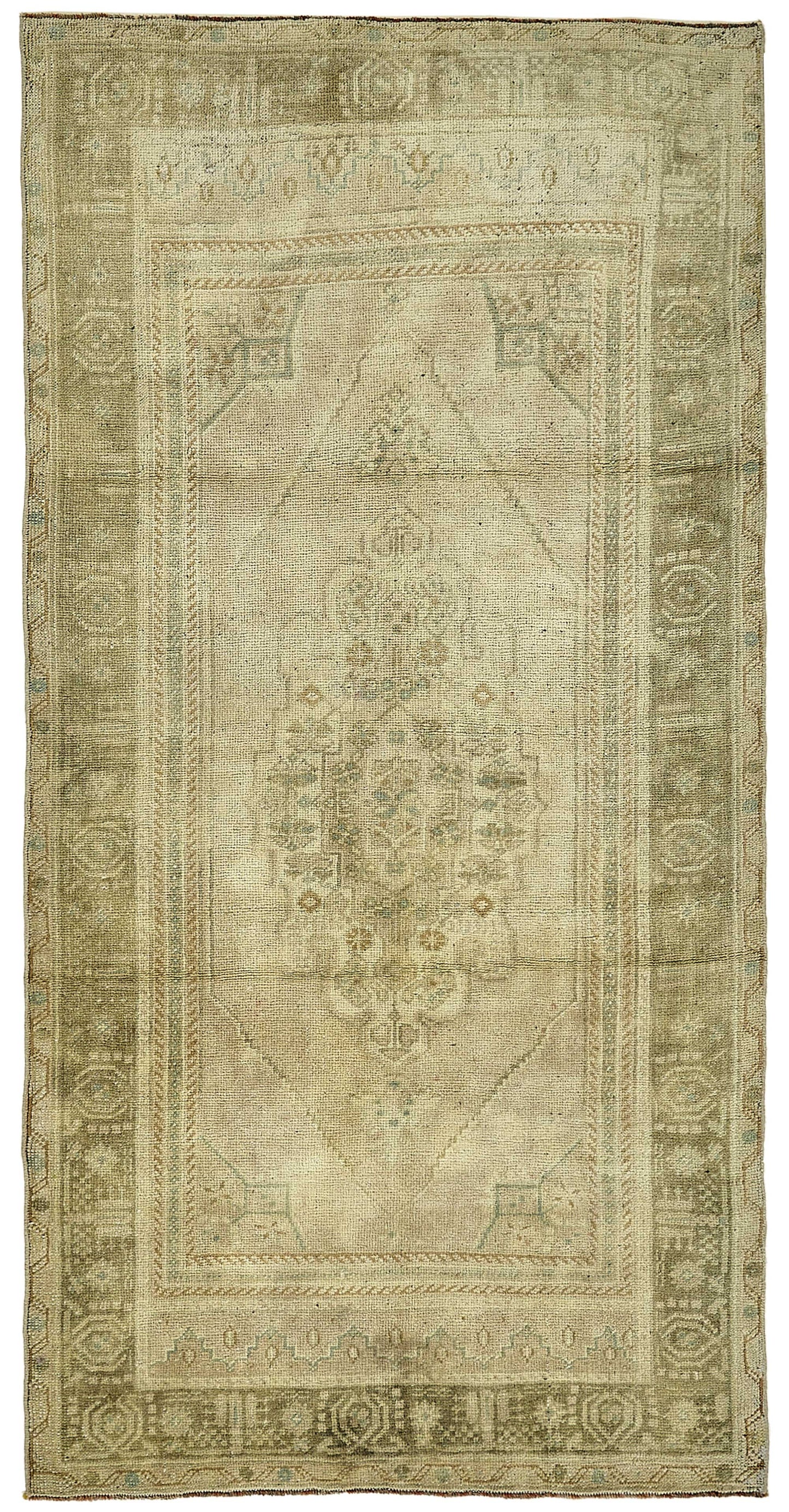 3x7 Beige Small Oriental Rug - 49857