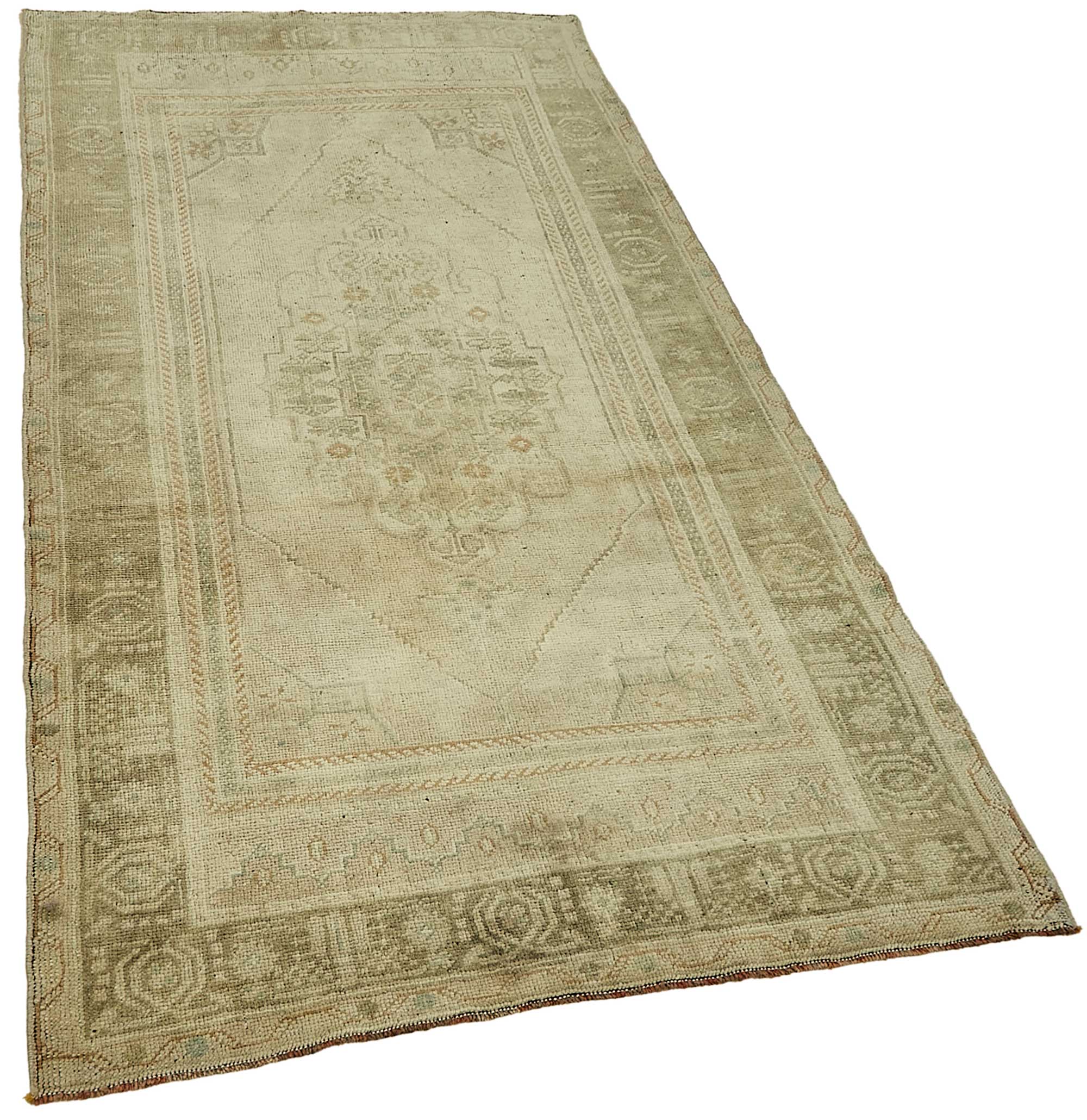 3x7 Beige Small Oriental Rug - 49857