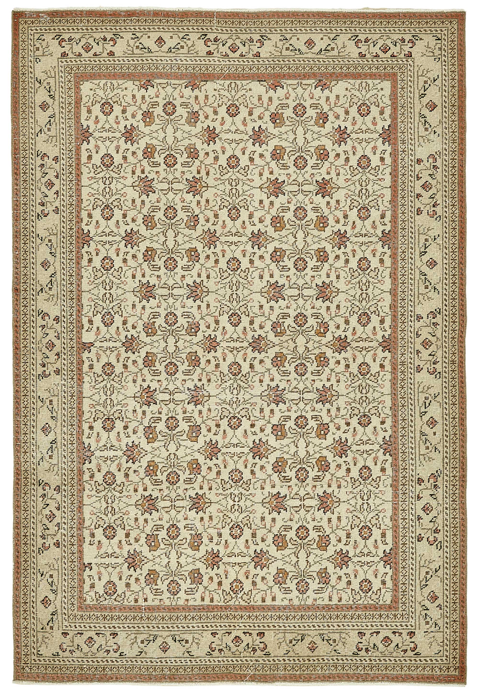 4x6 Beige Small Oriental Rug - 49858