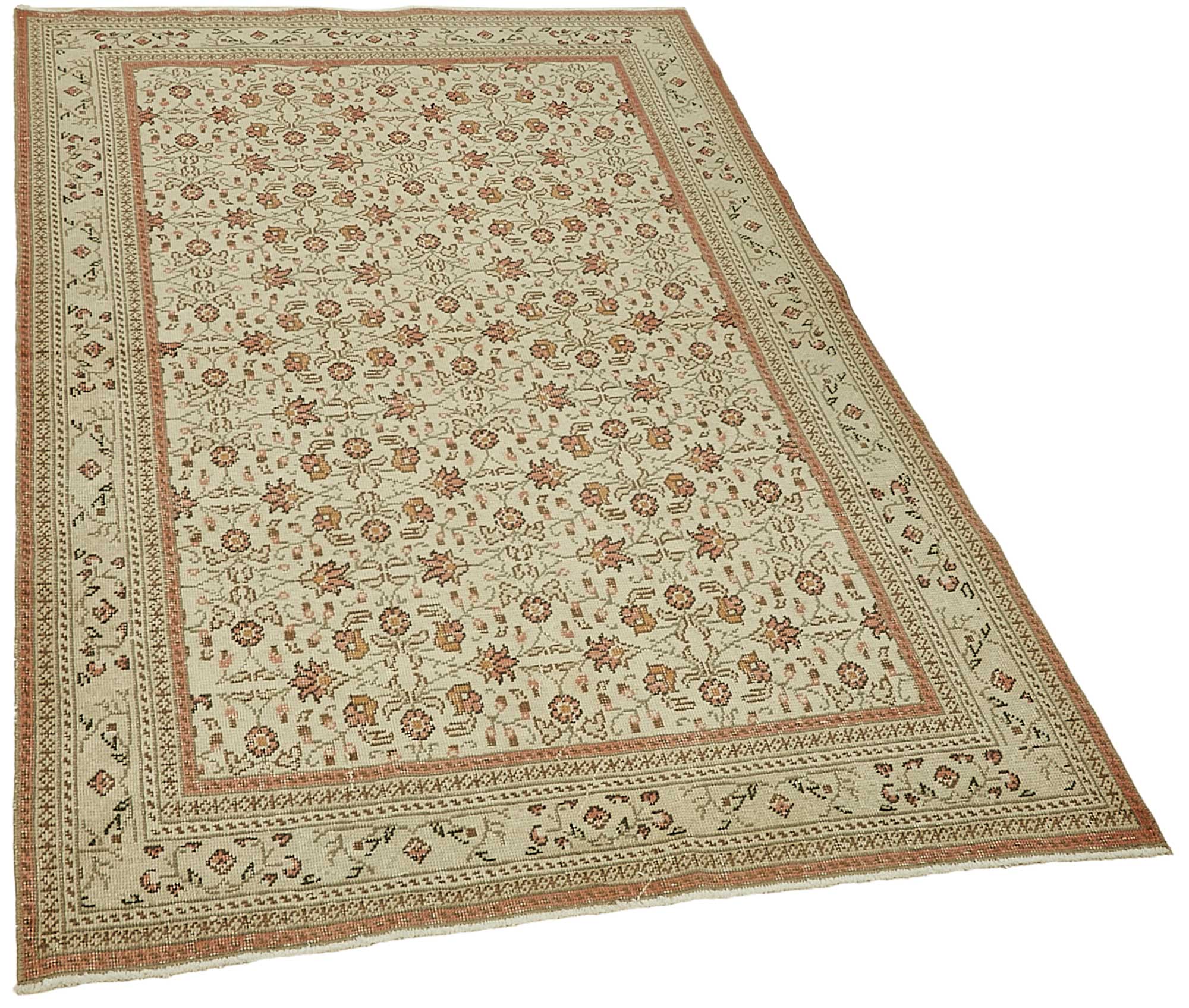 4x6 Beige Small Oriental Rug - 49858