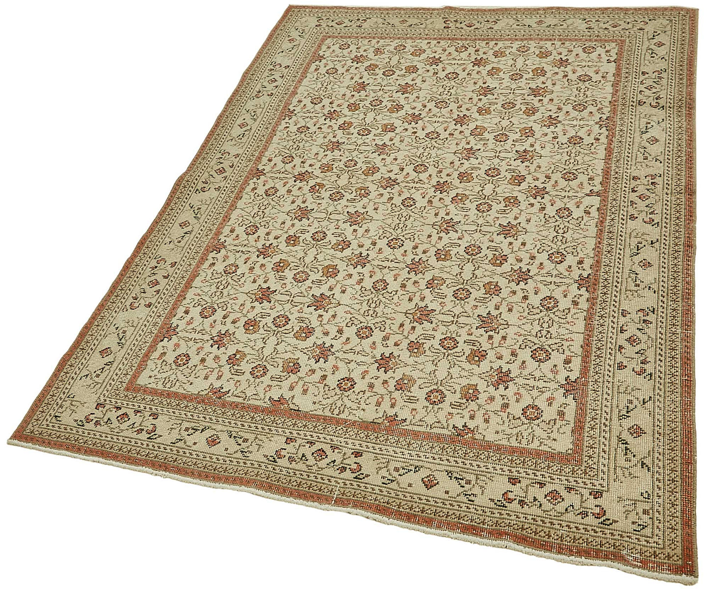 4x6 Beige Small Oriental Rug - 49858