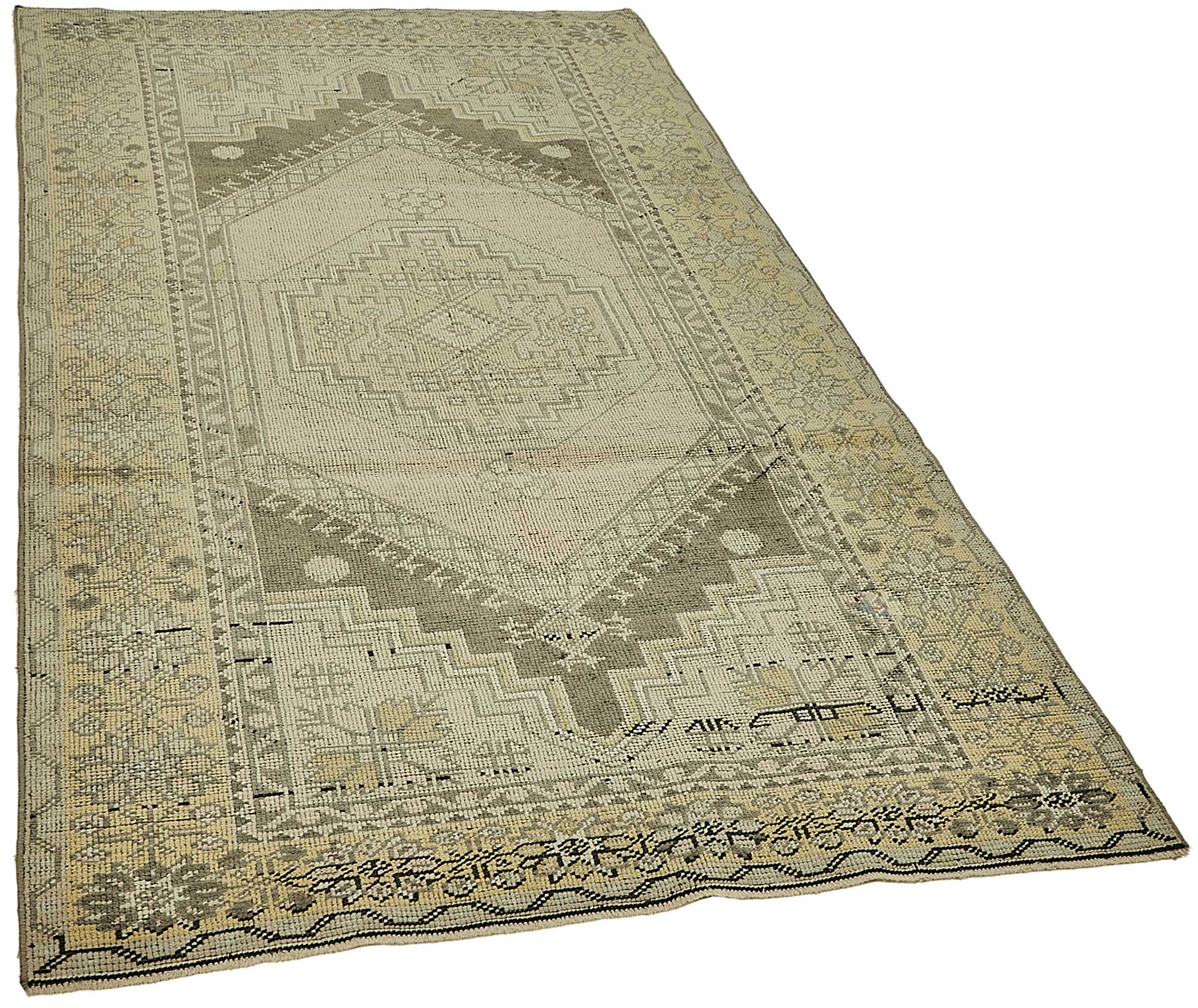 4x7 Beige Small Oriental Rug - 49862