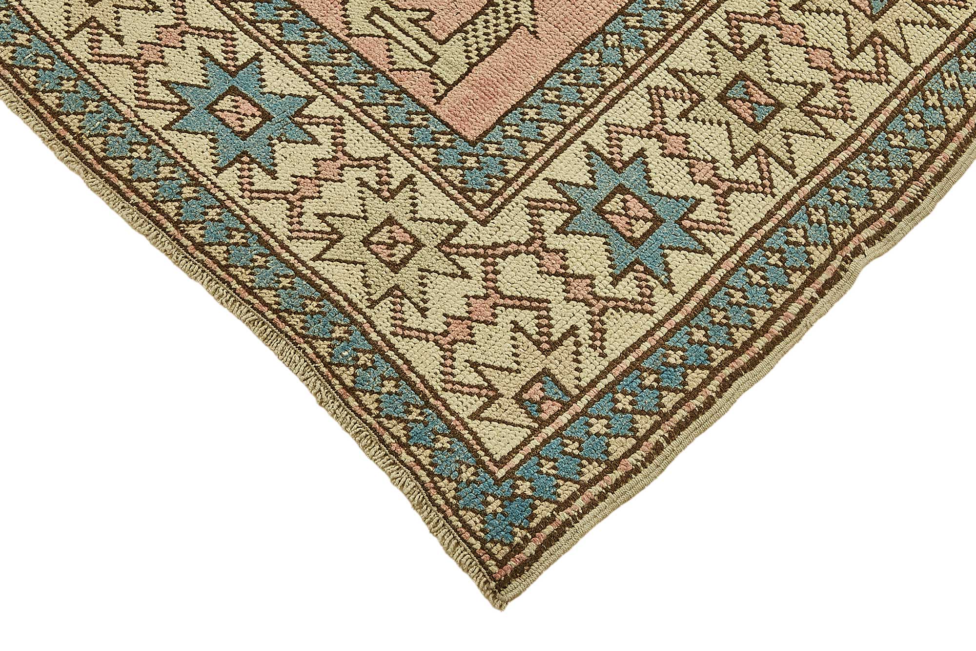5x5 Beige Small Oriental Rug - 49863
