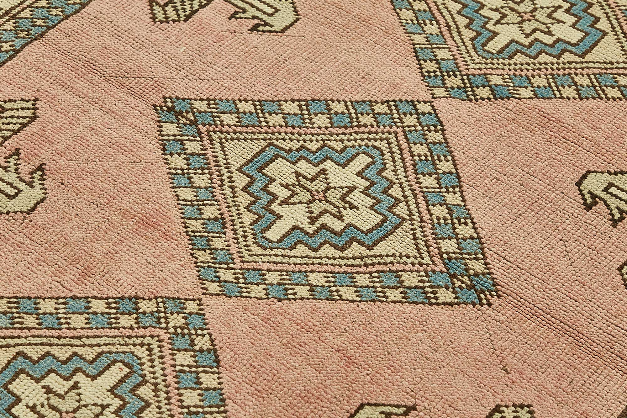 5x5 Beige Small Oriental Rug - 49863
