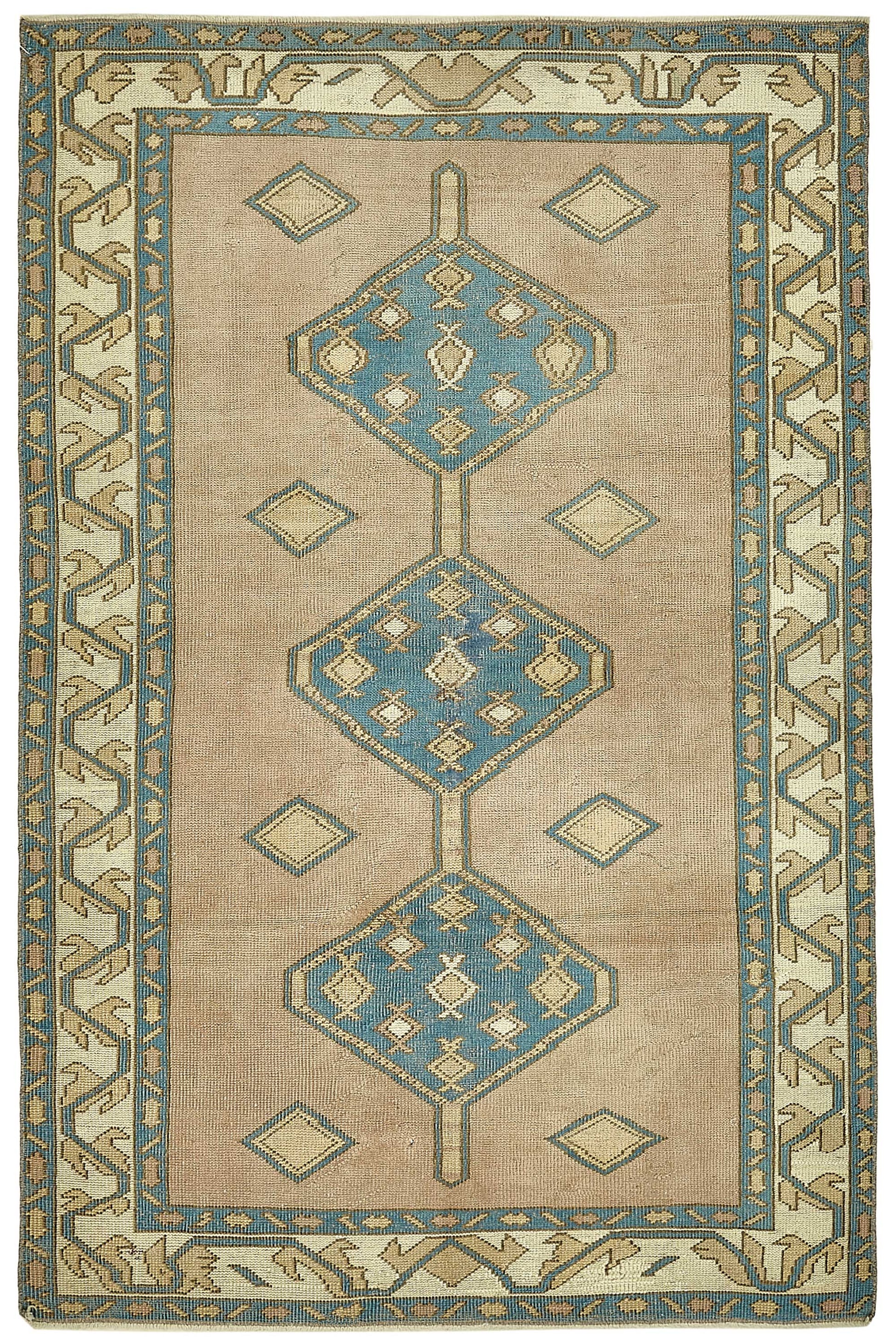 5x7 Beige Small Oriental Rug - 49914