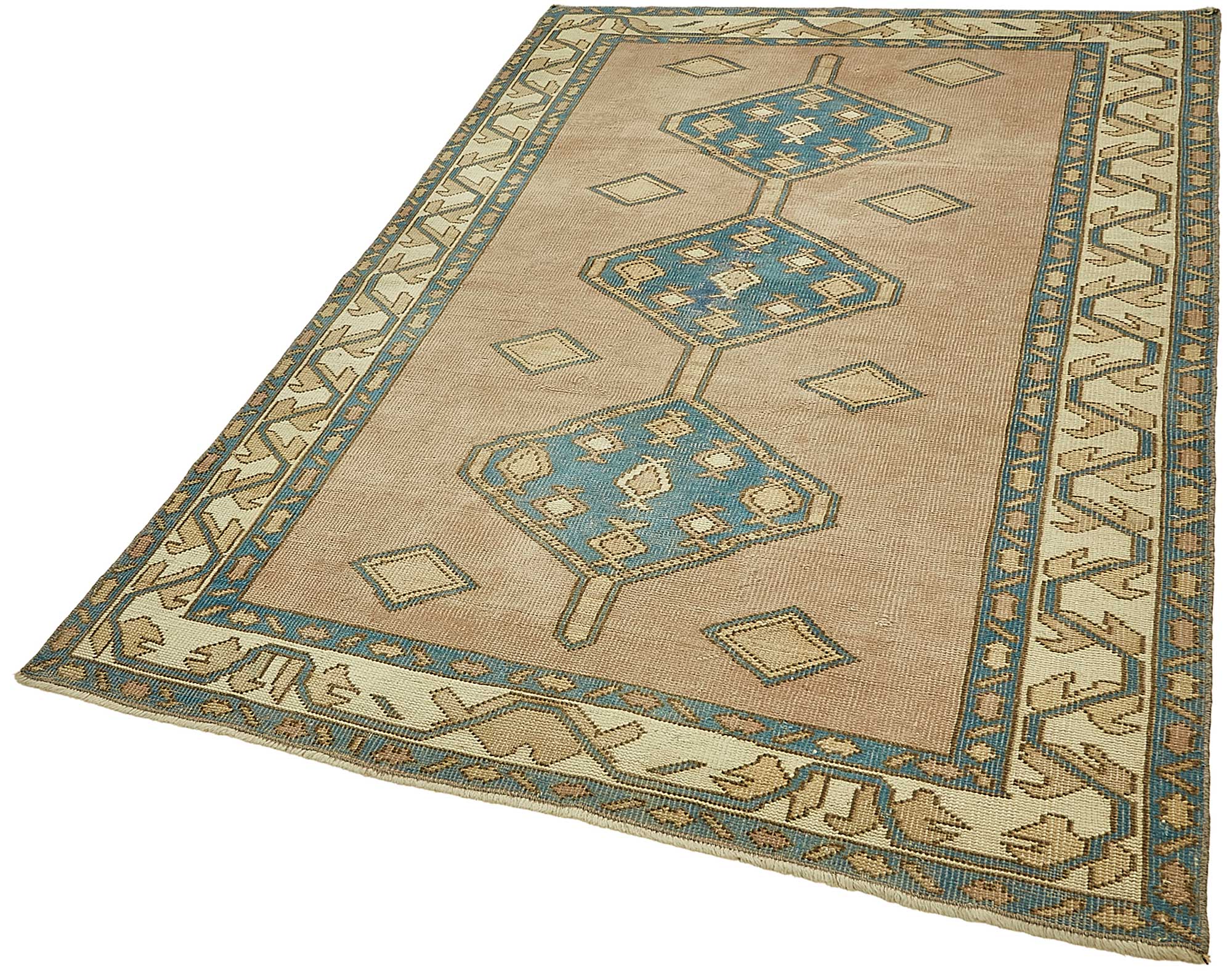 5x7 Beige Small Oriental Rug - 49914