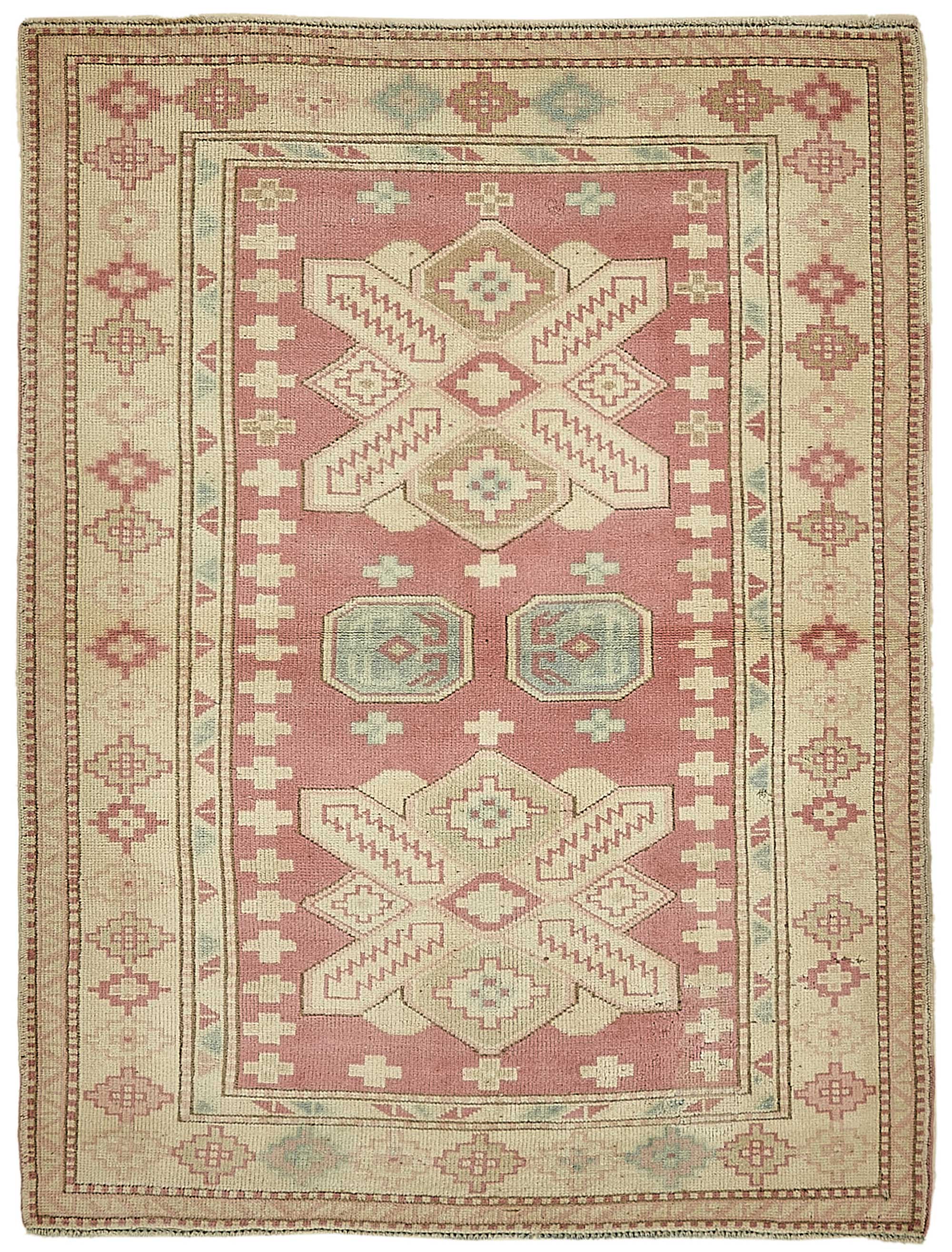 4x5 Beige Small Oriental Rug - 49919