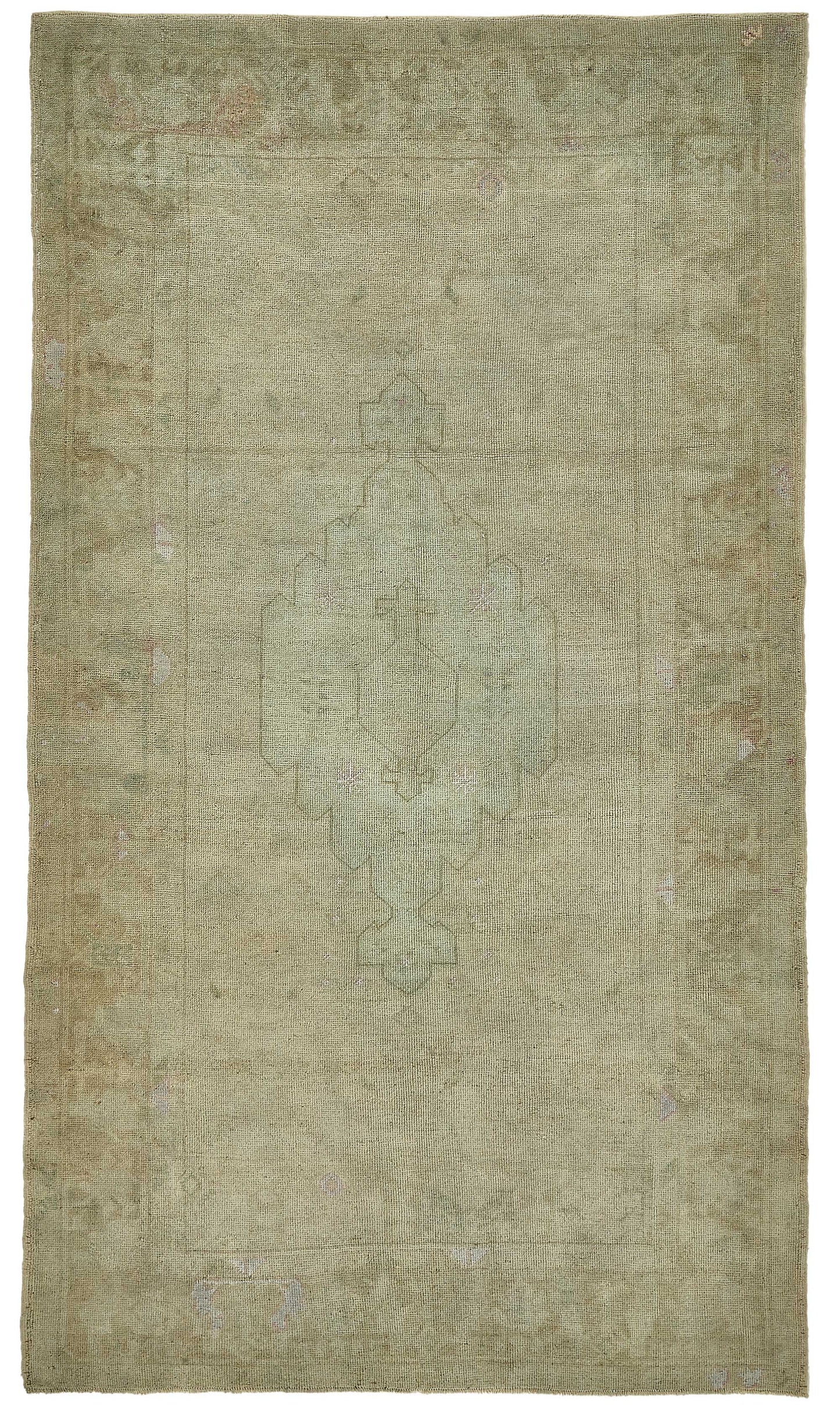 5x8 Beige Handmade Oriental Rug - 49921