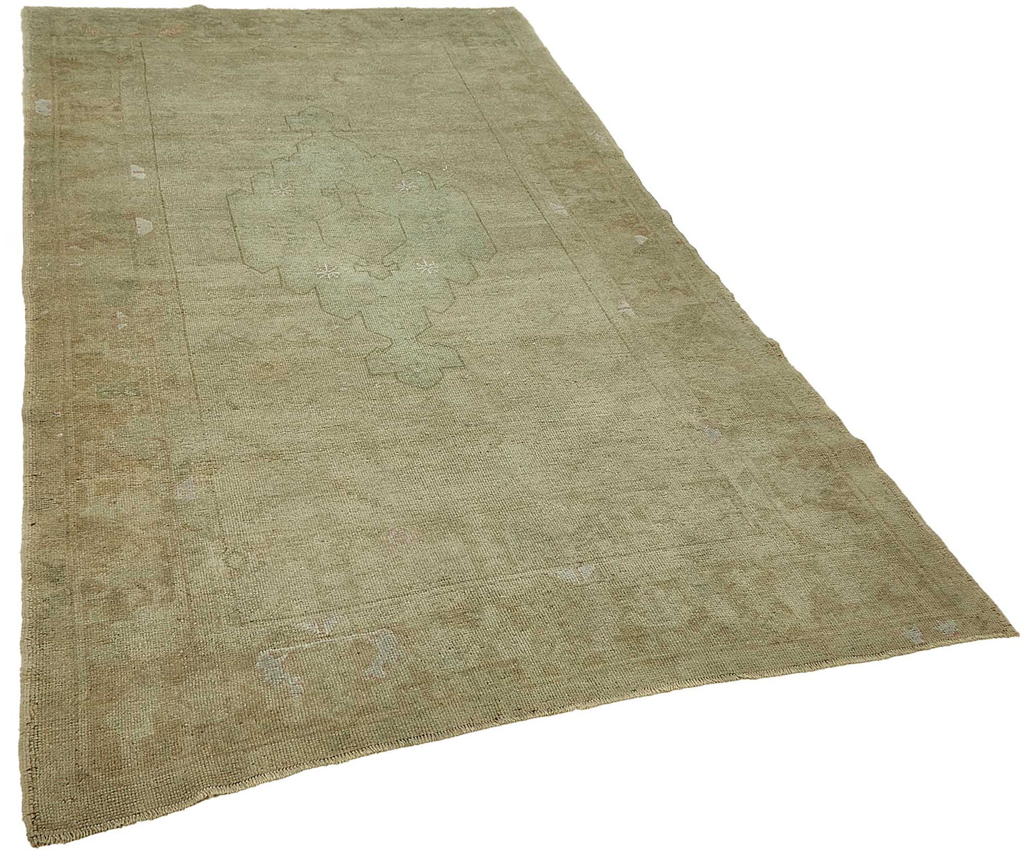 5x8 Beige Handmade Oriental Rug - 49921