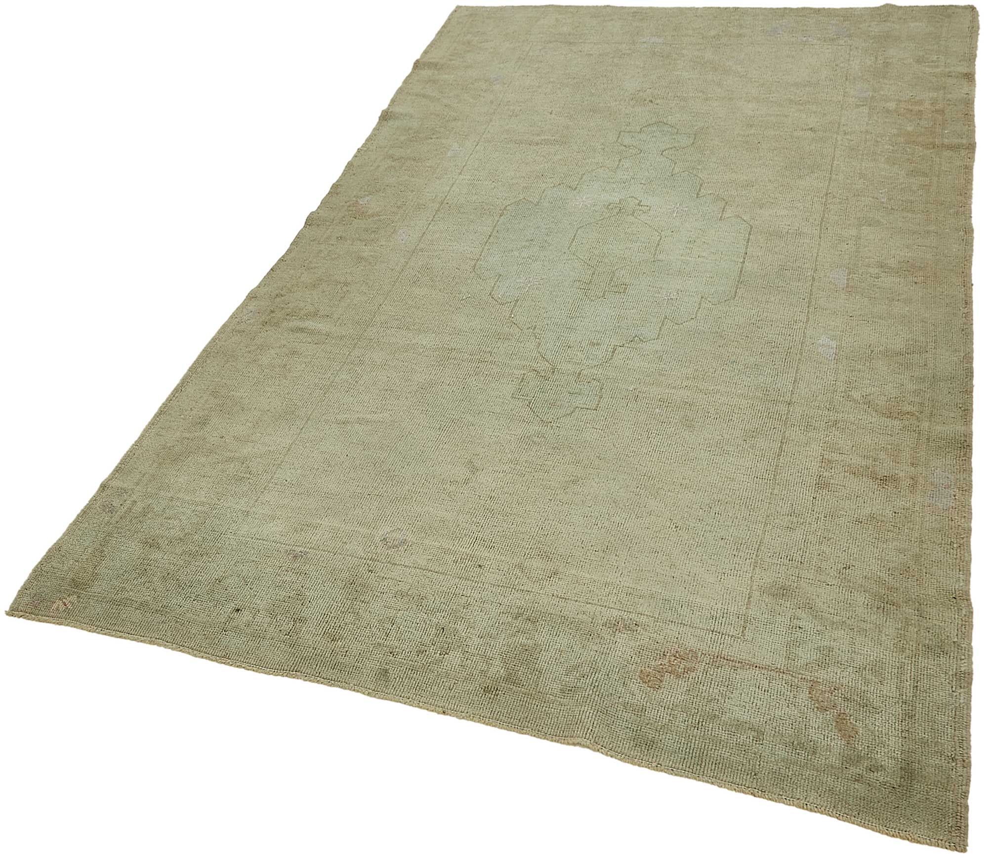5x8 Beige Handmade Oriental Rug - 49921