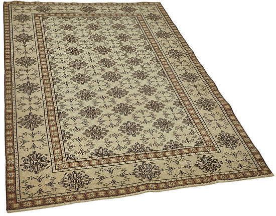 4x6 Beige Small Oriental Rug - 49923