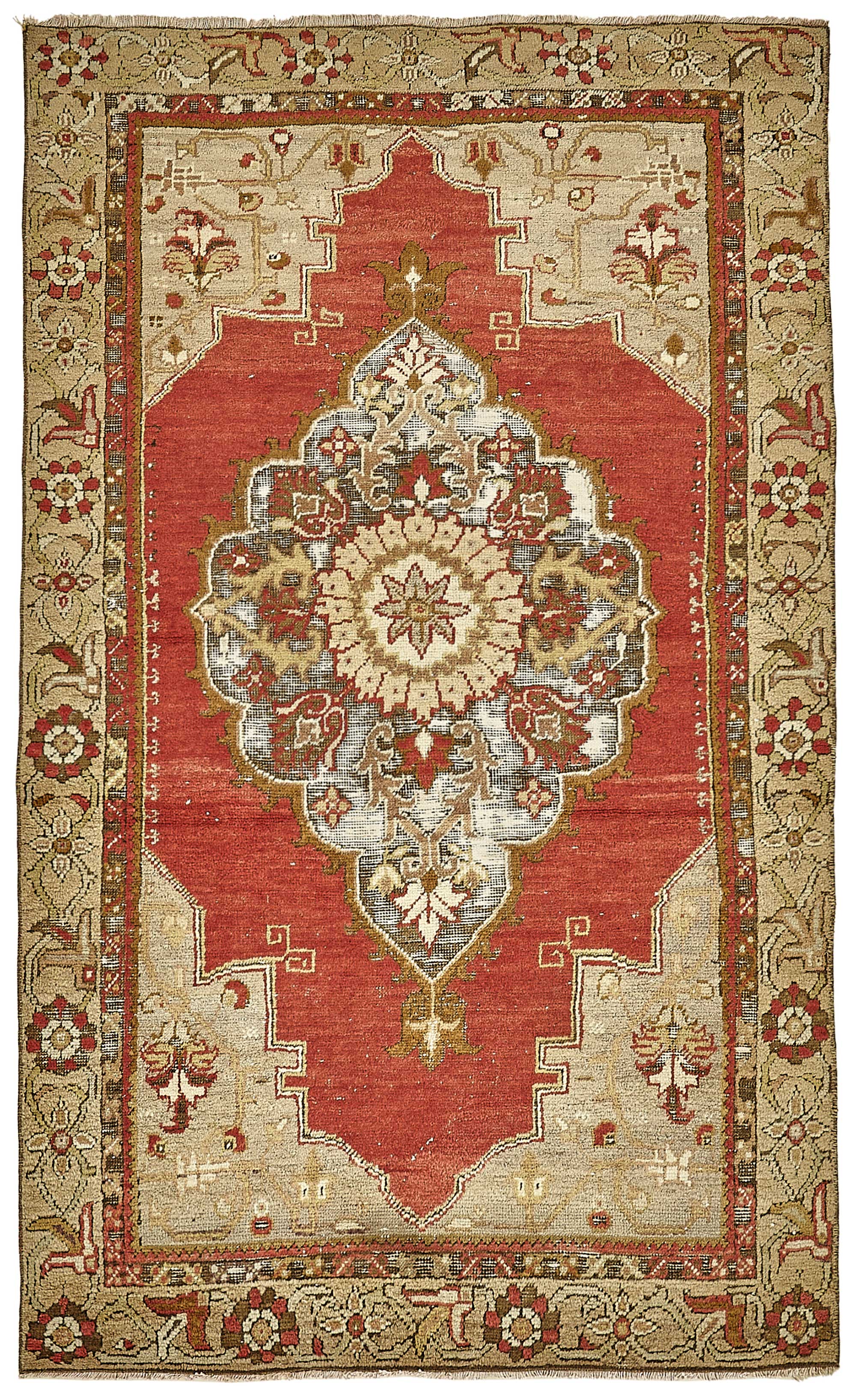 4x6 Beige Small Oriental Rug - 49924