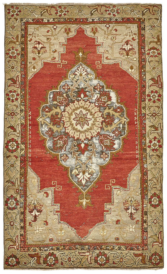 4x6 Beige Small Oriental Rug - 49924