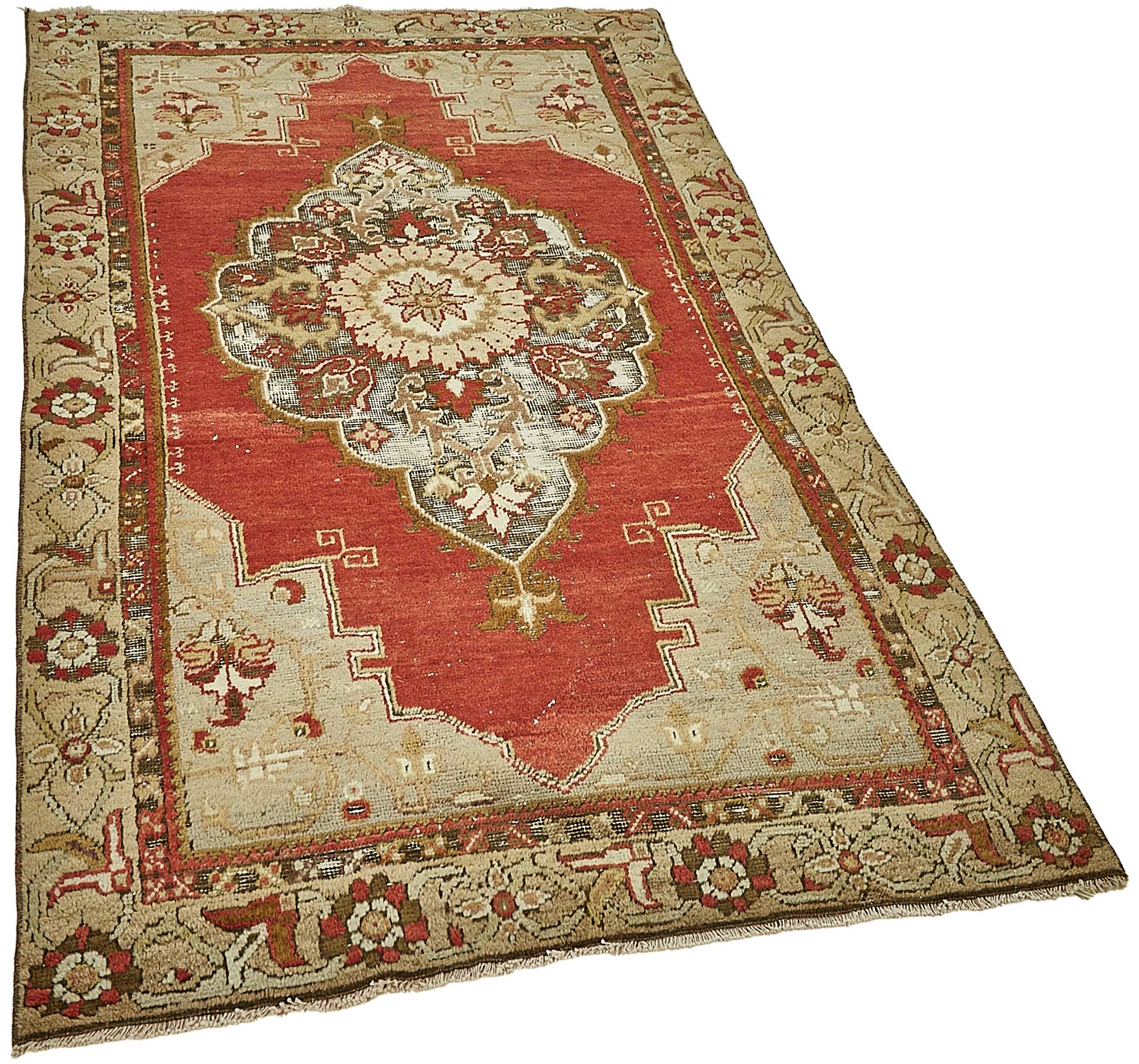 4x6 Beige Small Oriental Rug - 49924