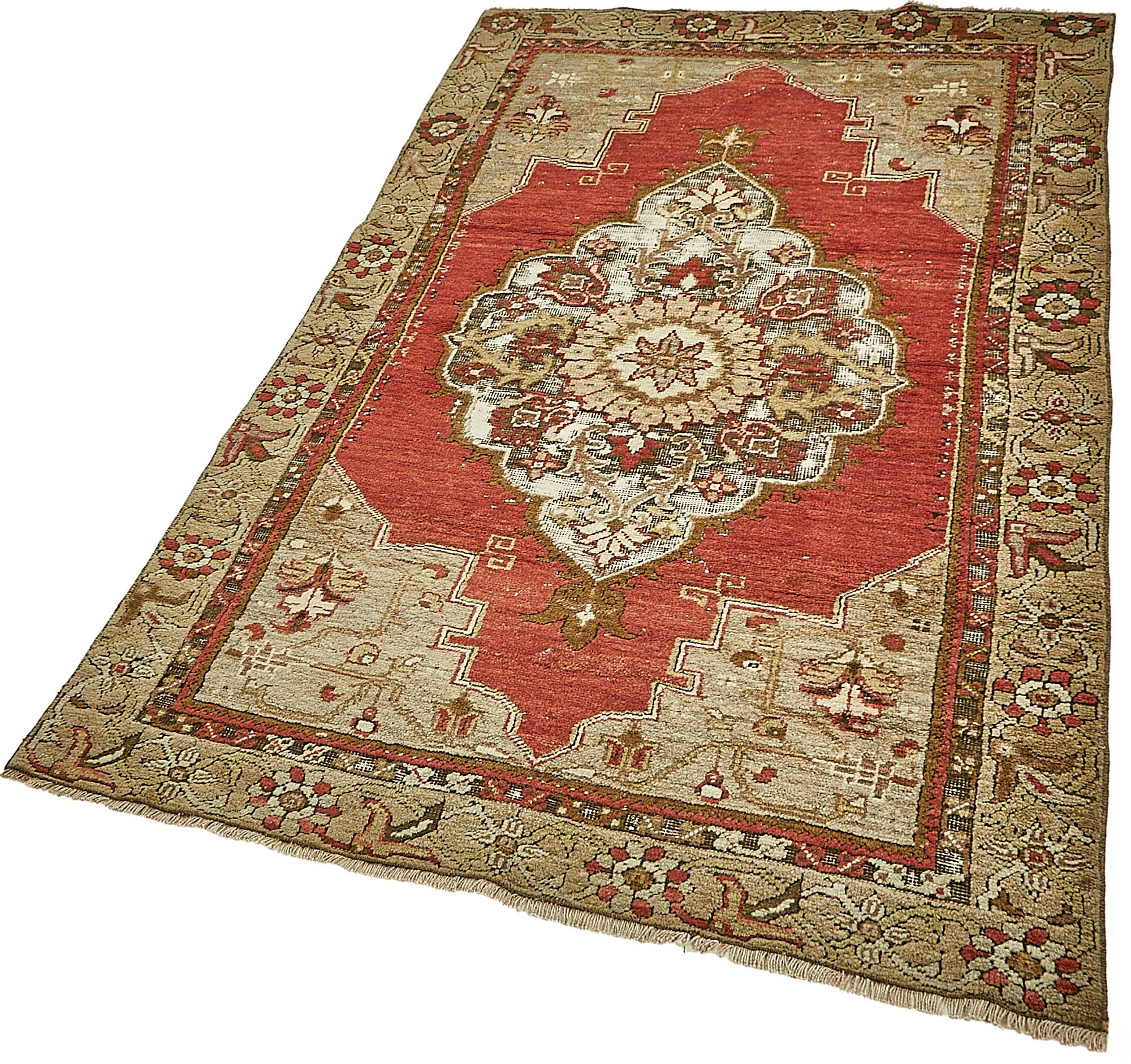 4x6 Beige Small Oriental Rug - 49924