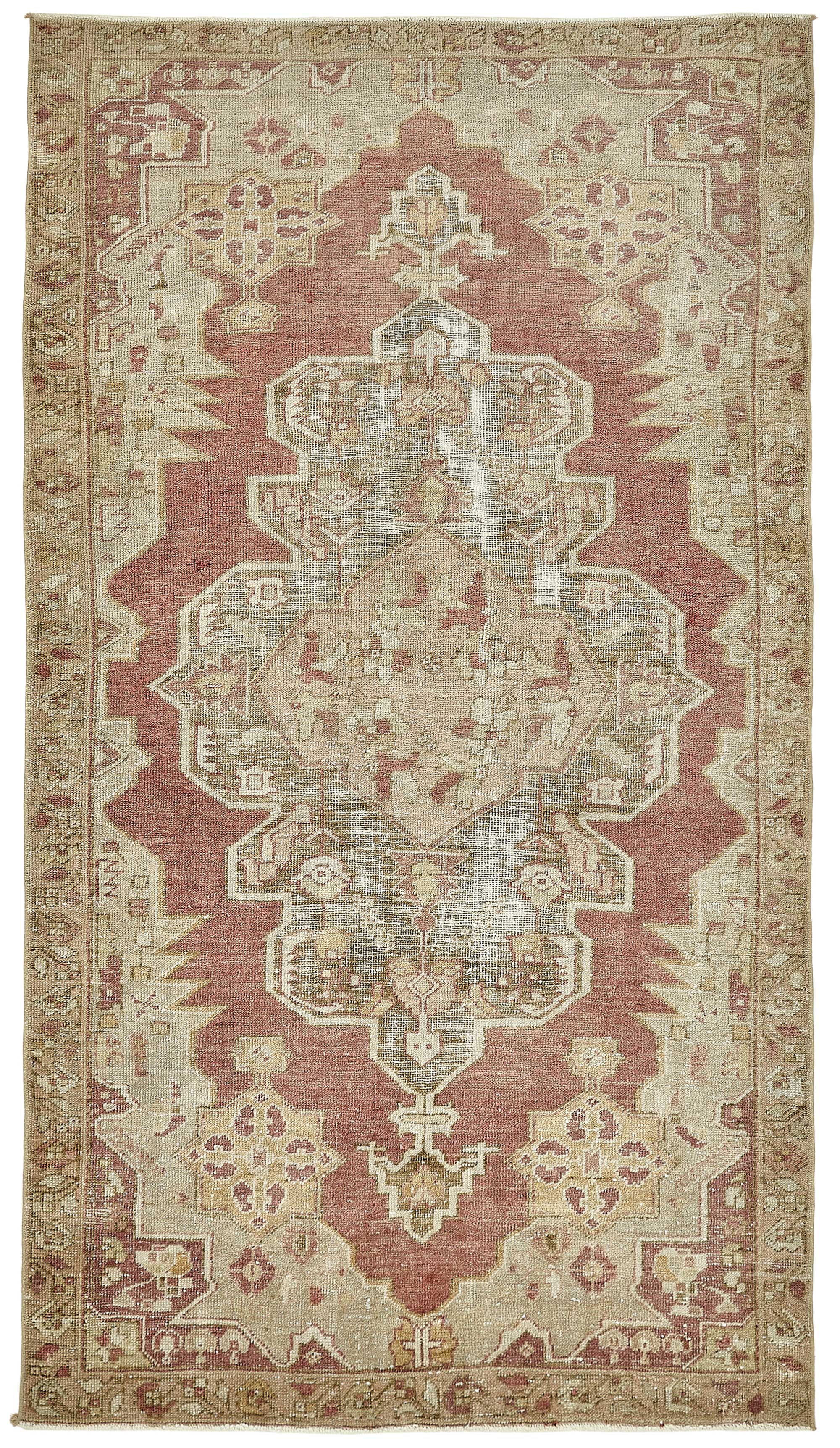 4x8 Beige Small Oriental Rug - 49925