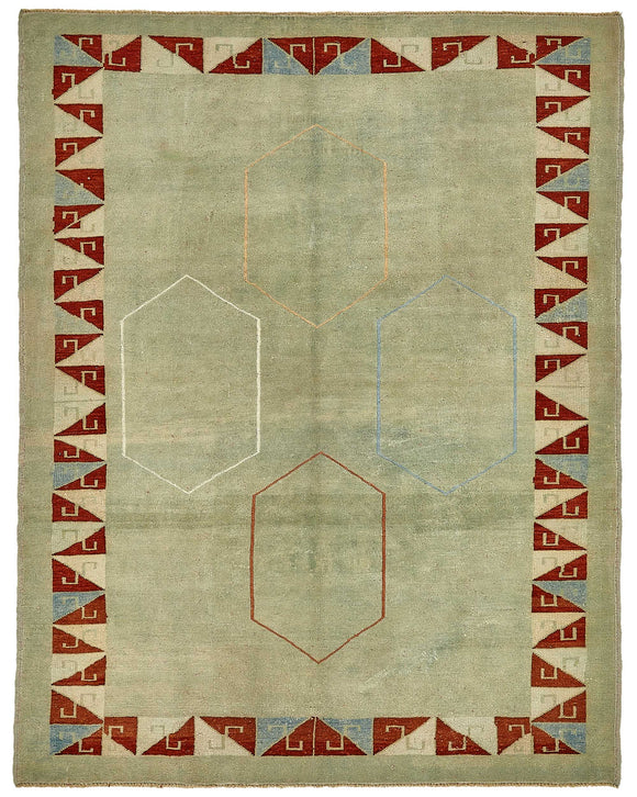 5x7 Beige Small Oriental Rug - 49926