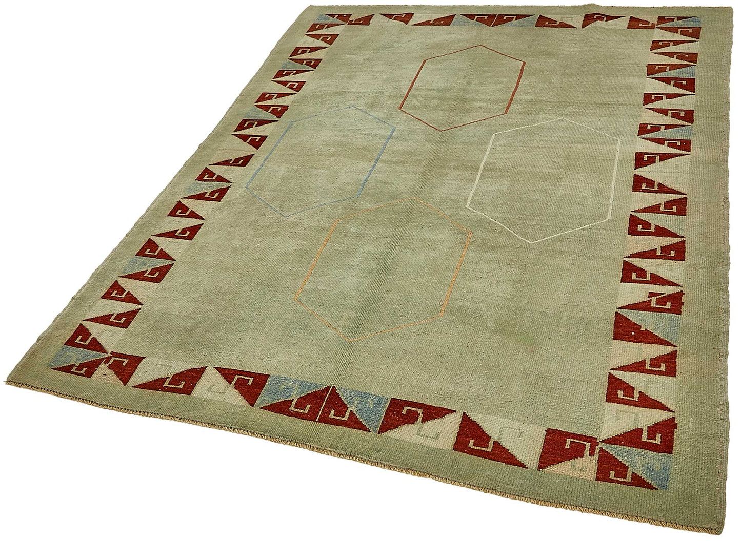 5x7 Beige Small Oriental Rug - 49926