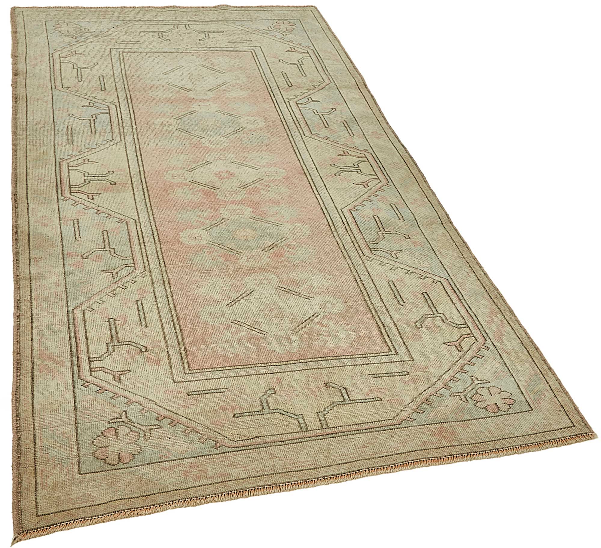 4x7 Beige Small Oriental Rug - 49927