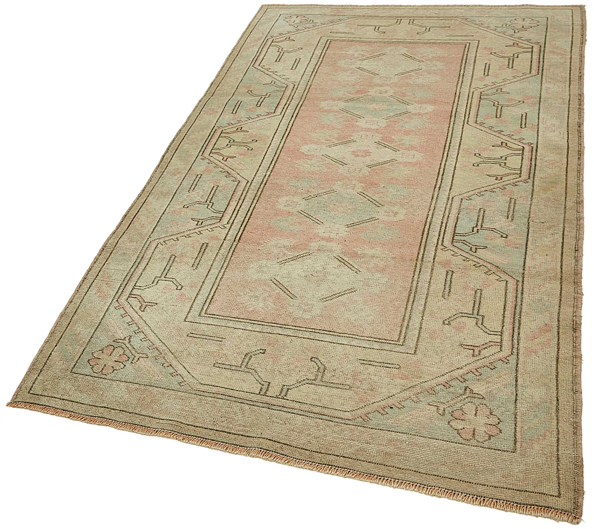 4x7 Beige Small Oriental Rug - 49927