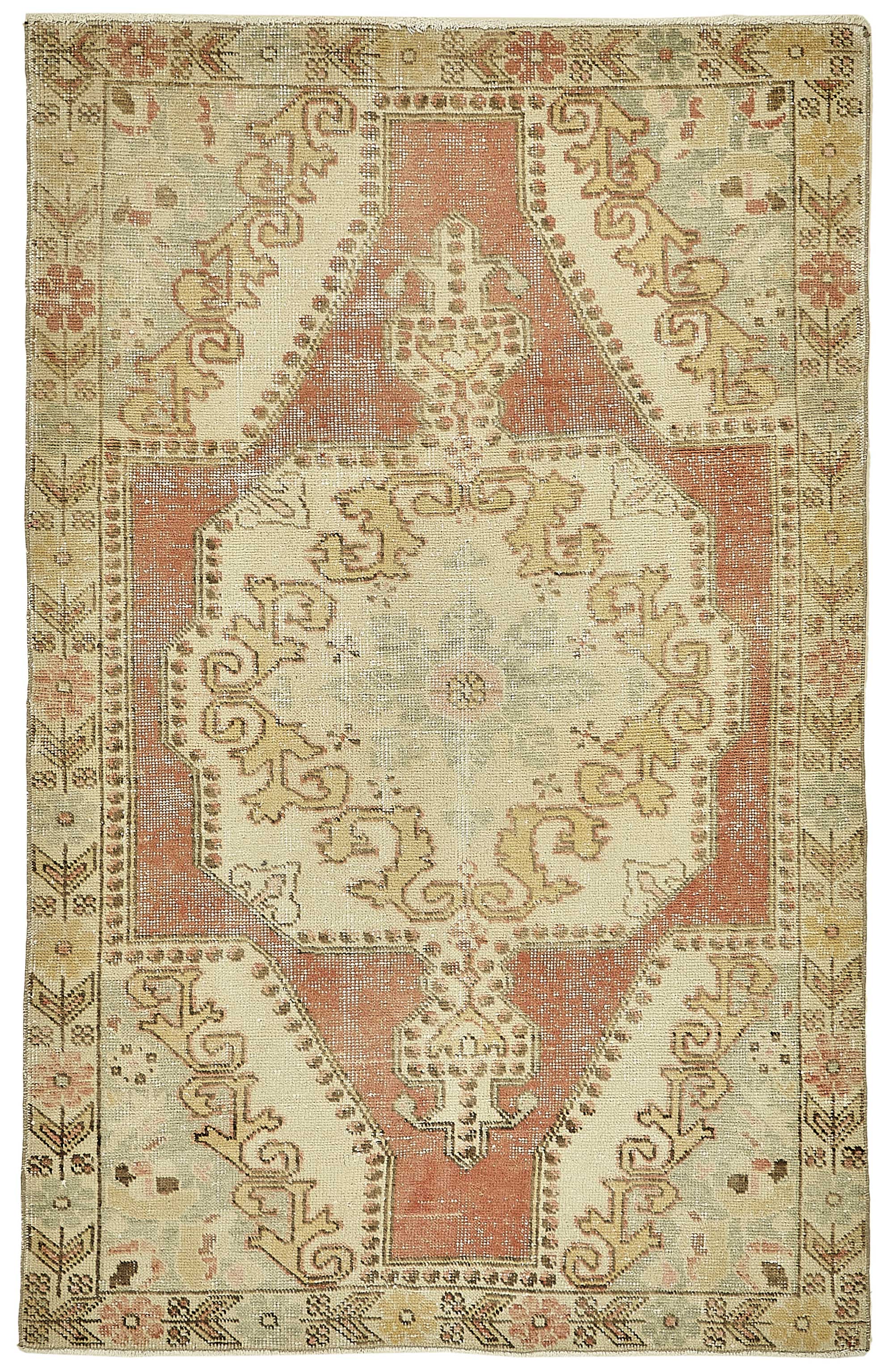 4x7 Beige Small Oriental Rug - 49929