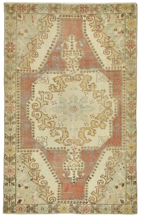 4x7 Beige Small Oriental Rug - 49929
