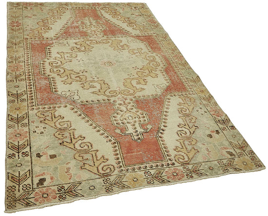4x7 Beige Small Oriental Rug - 49929
