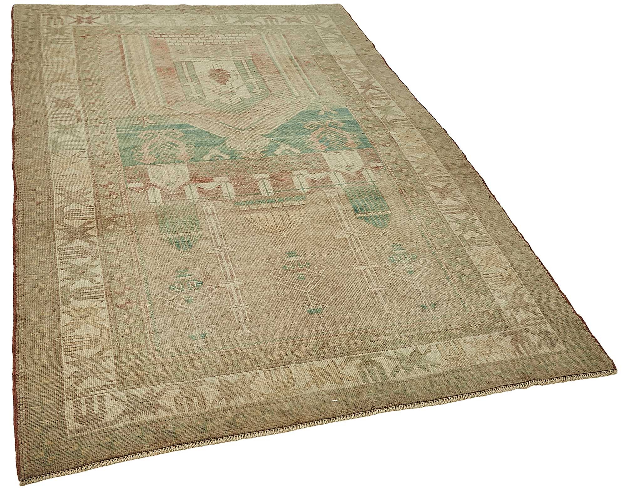 5x7 Beige Small Oriental Rug - 49930