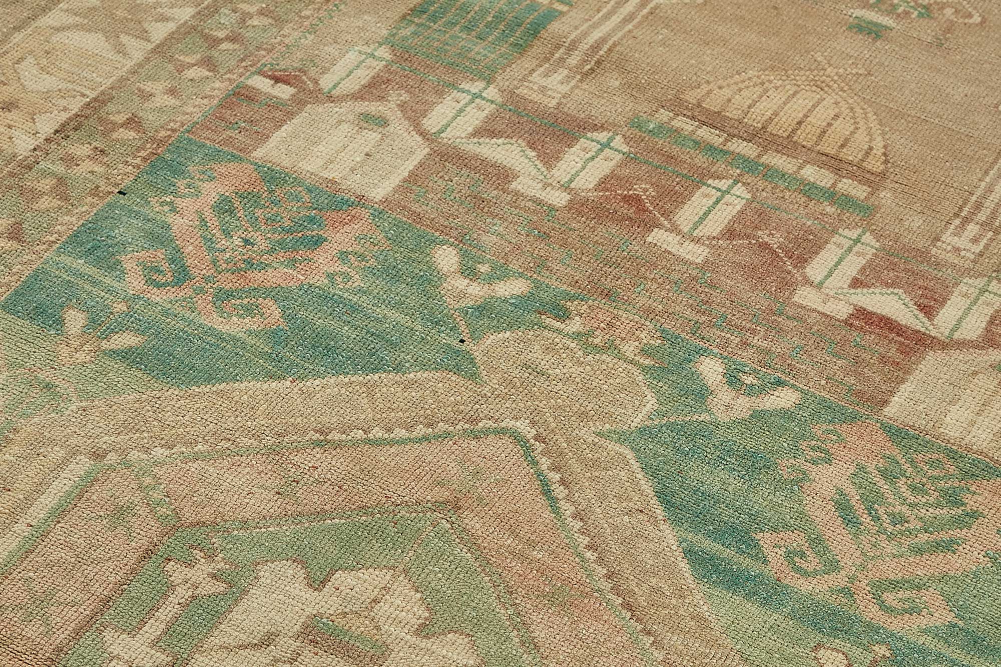 5x7 Beige Small Oriental Rug - 49930