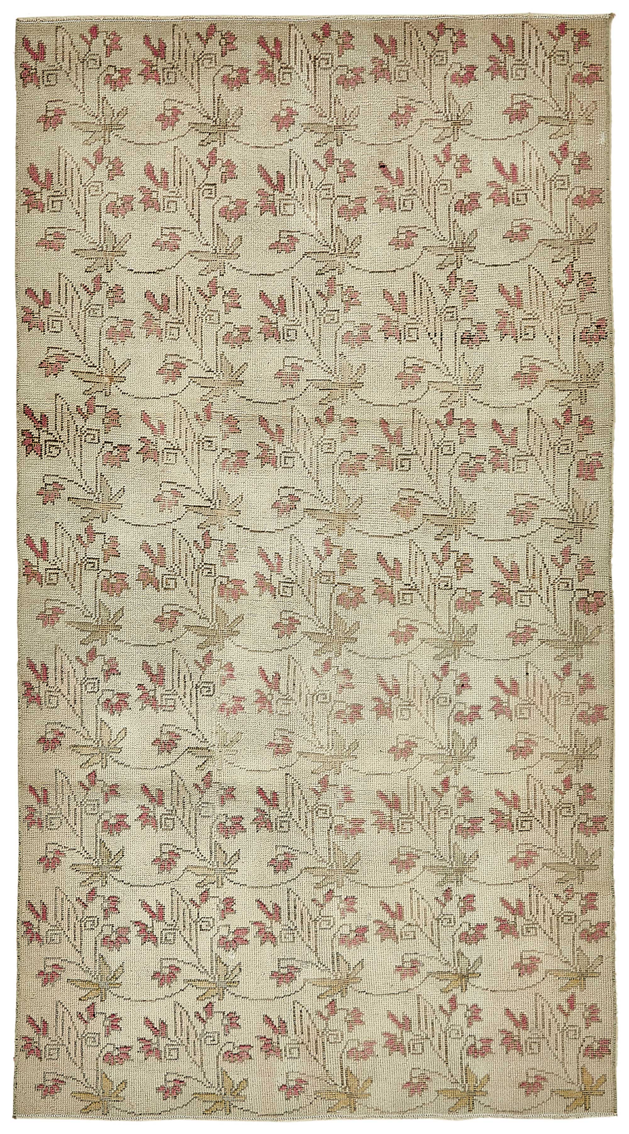 4x7 Beige Small Oriental Rug - 49933