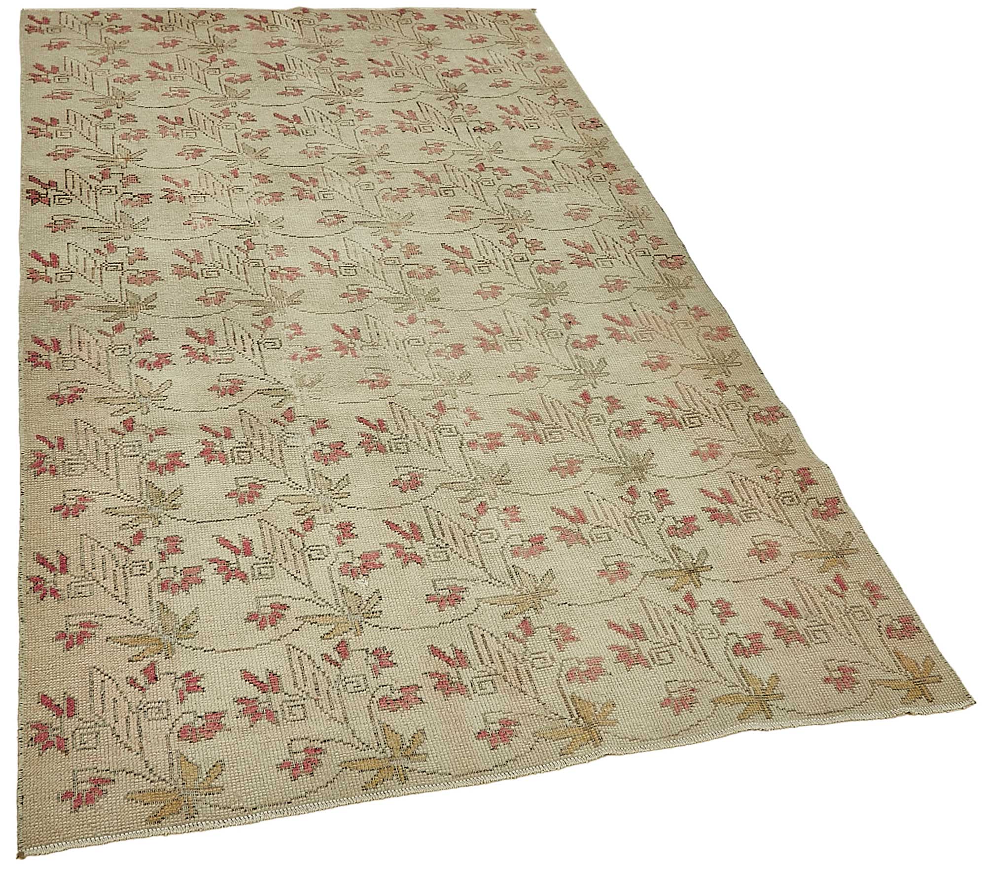 4x7 Beige Small Oriental Rug - 49933