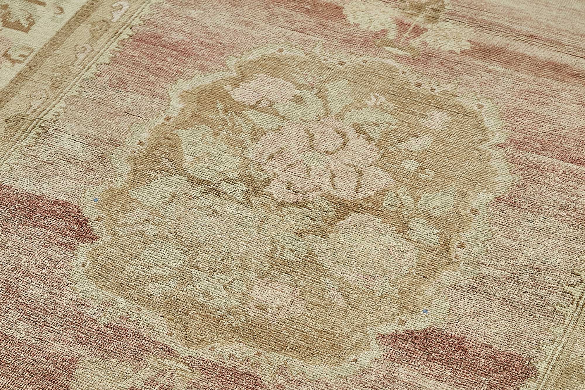 5x8 Beige Handmade Oriental Rug - 49934