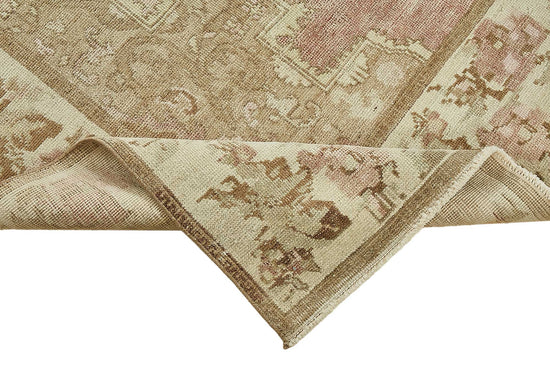5x8 Beige Handmade Oriental Rug - 49934