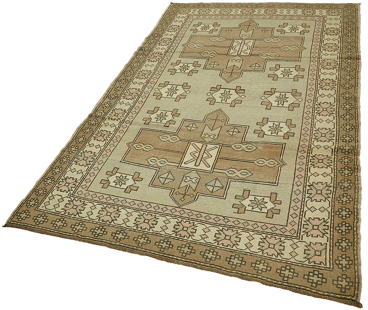 4x8 Beige Small Oriental Rug - 49936