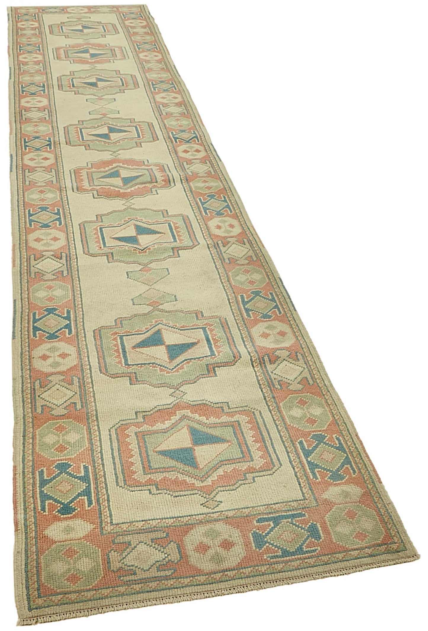 3x12 Beige Anatolian Runner Rug - 49939
