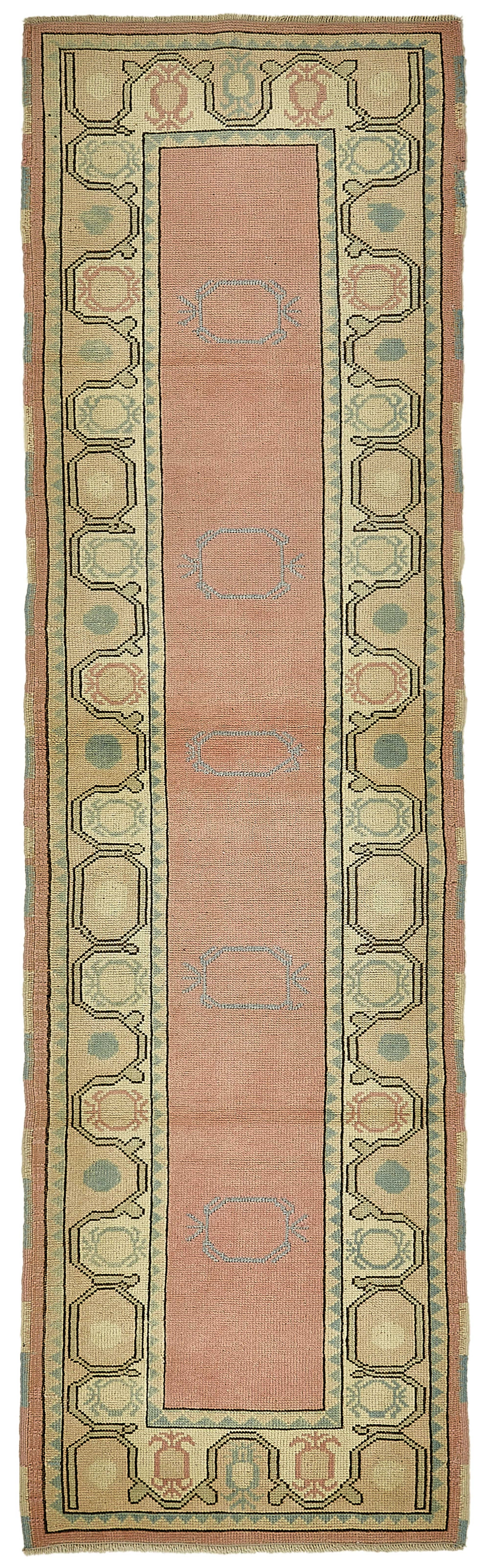 3x9 Beige Anatolian Runner Rug - 49941