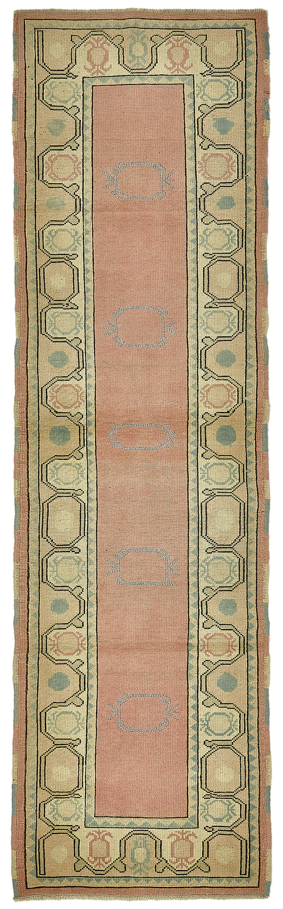 3x9 Beige Anatolian Runner Rug - 49941