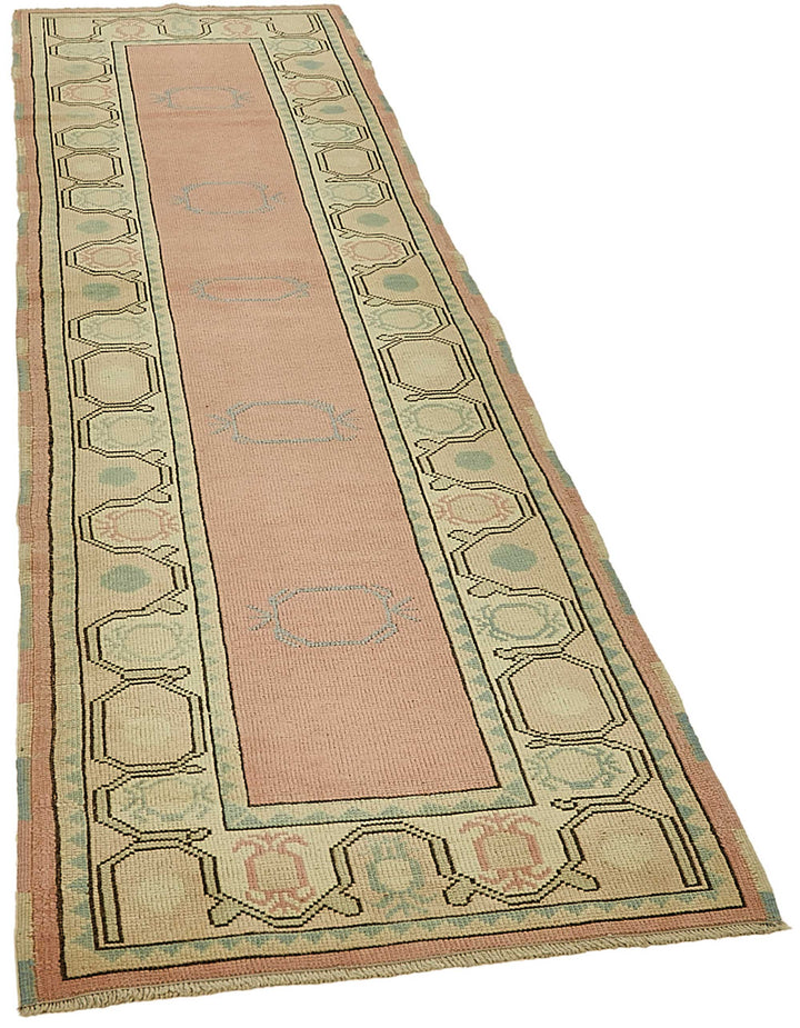 3x9 Beige Anatolian Runner Rug - 49941