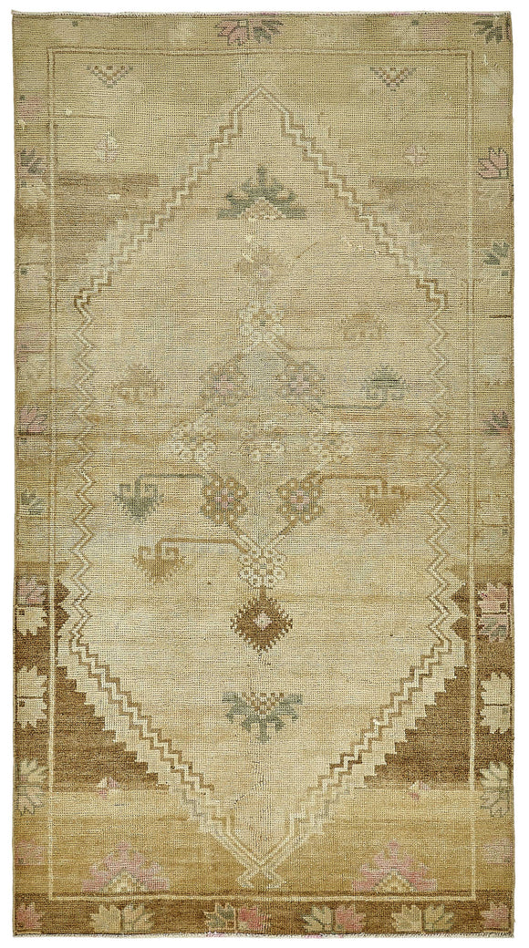 4x7 Beige Small Oriental Rug - 49944