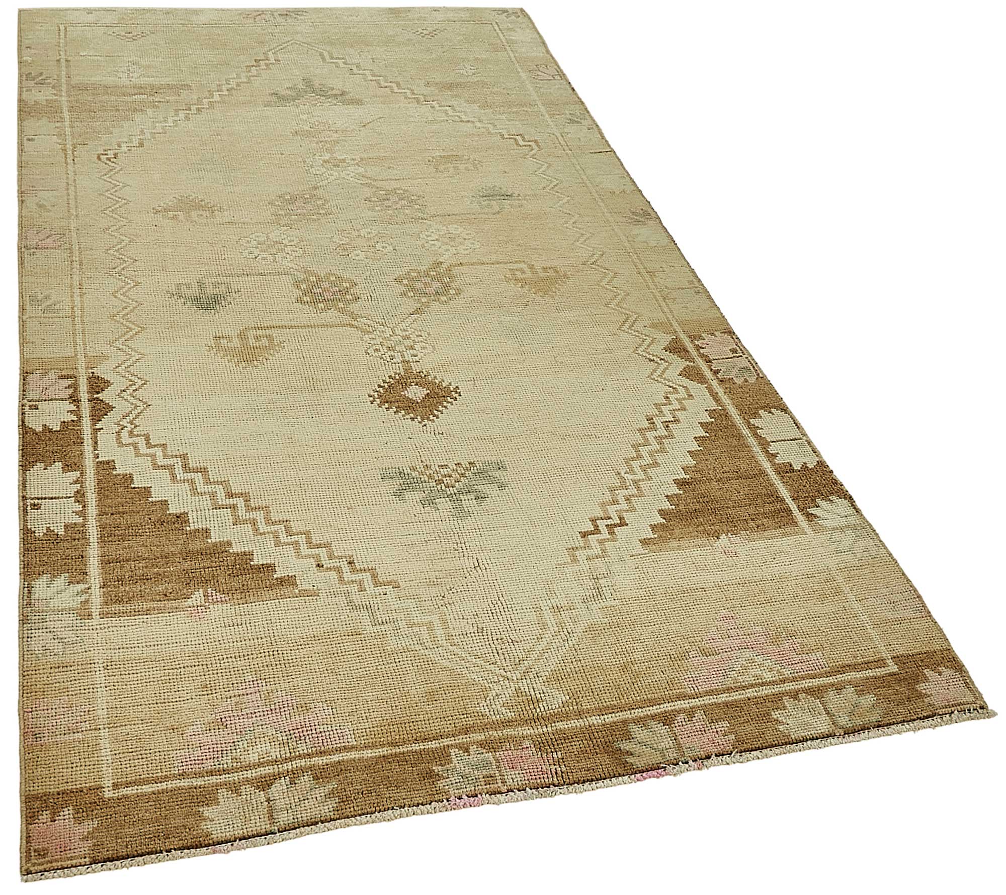 4x7 Beige Small Oriental Rug - 49944