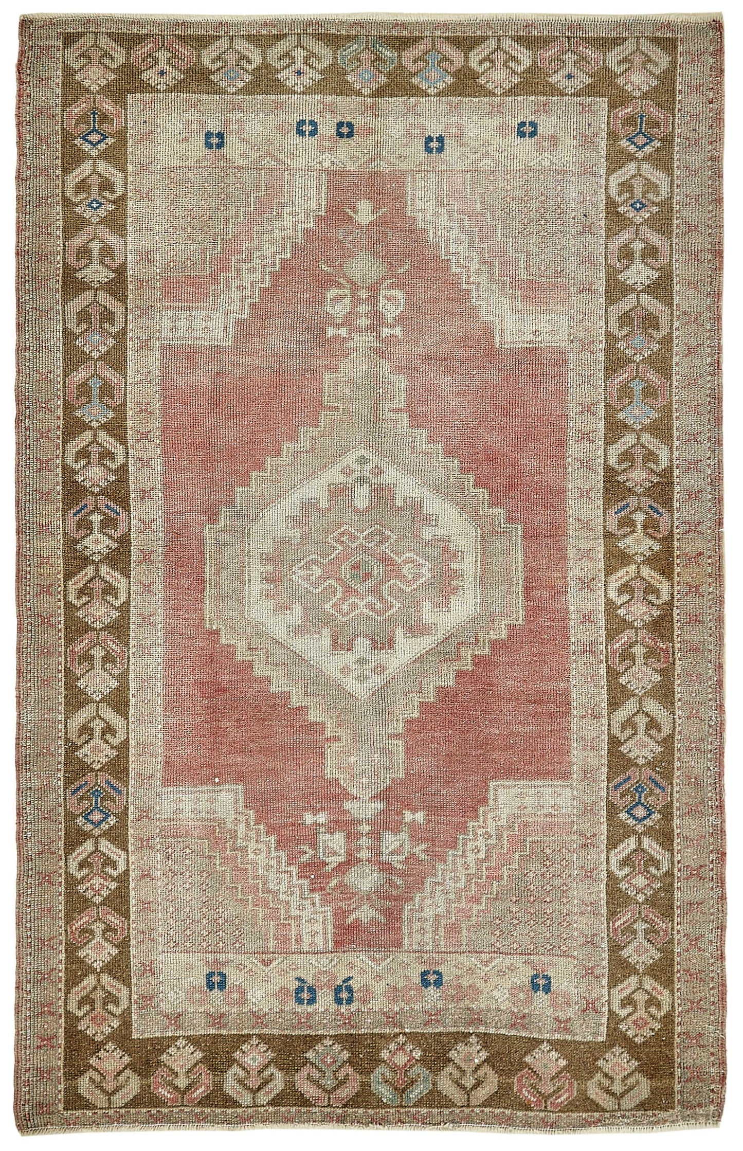 4x5 Beige Small Oriental Rug - 49945