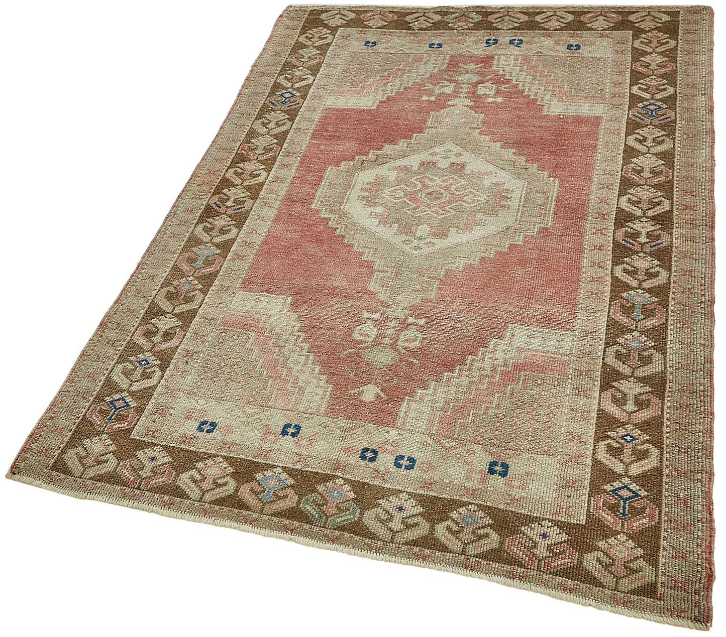 4x5 Beige Small Oriental Rug - 49945
