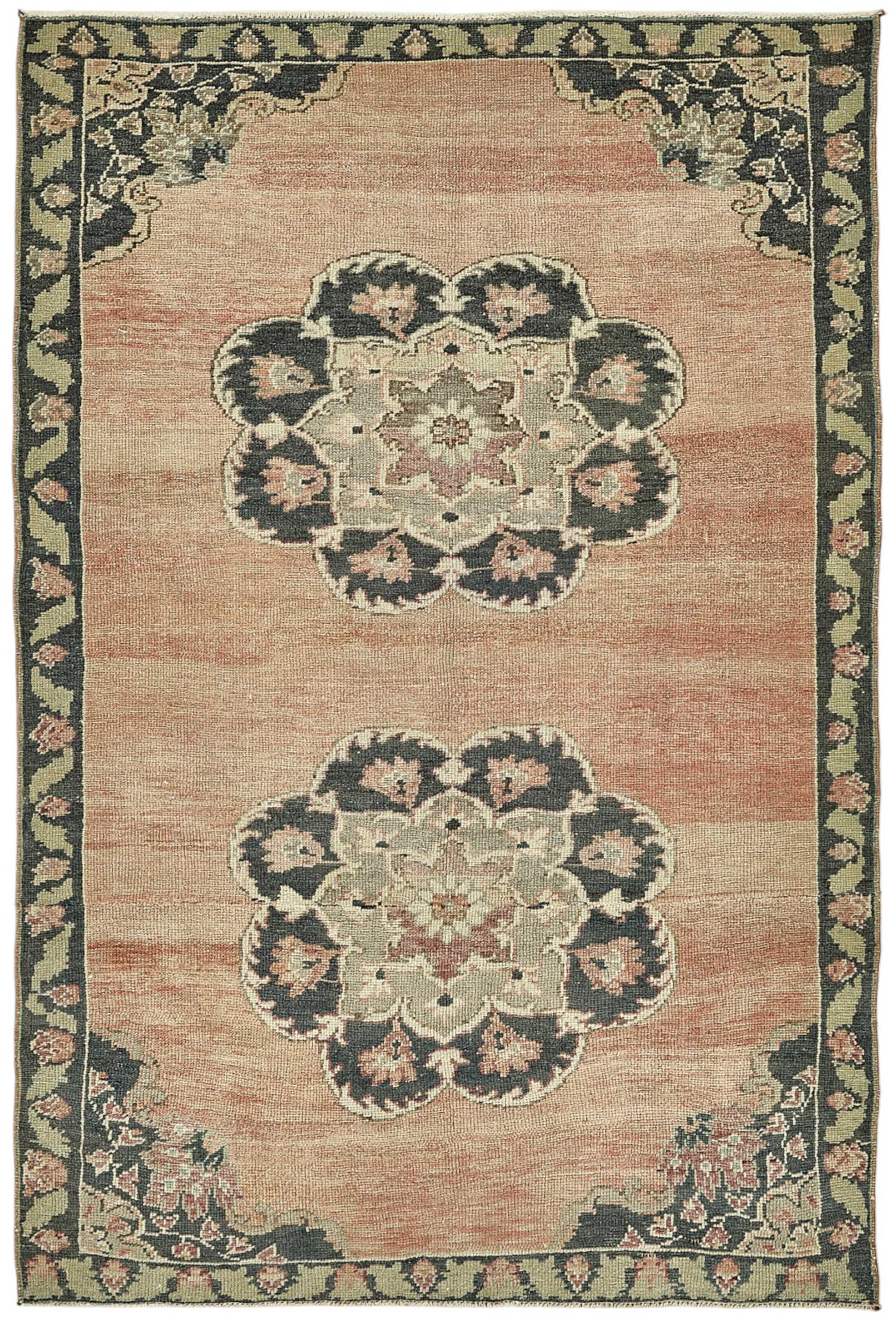 5x7 Beige Small Oriental Rug - 49946