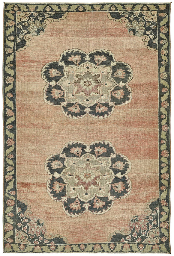 5x7 Beige Small Oriental Rug - 49946