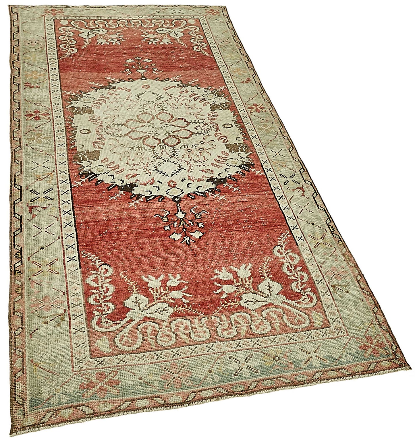 3x7 Beige Small Oriental Rug - 49948